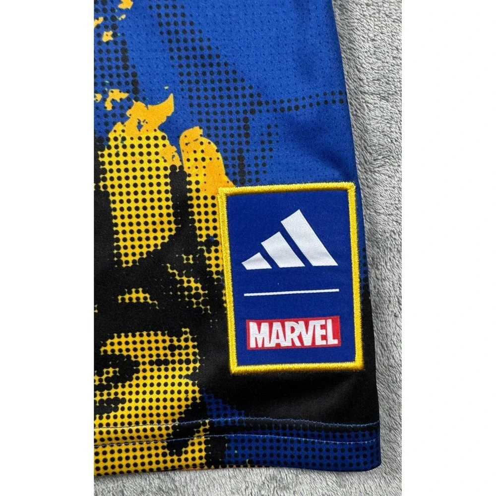 Adidas MLS x Marvel Men's L/G KCC Kick Childhood Cancer Fan Soccer Jersey NWT
